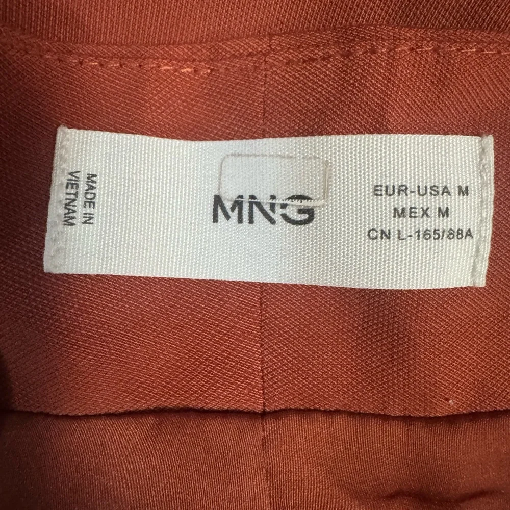 Mango Terracotta Open Front kimono style Jacket cardigan - Picture 3 of 6